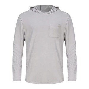 Camisas de Pesca de Bambú para Hombre de Alta Calidad con Protección Solar UPF50+, Color Personalizado, Protección UV para Exteriores, Sudadera con Capucha de Manga Larga, Camisa de Pesca de Alto Rendimiento - Product Image 2