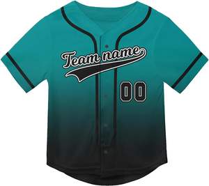 Fabricante de Uniformes Deportivos Personalizados OEM, Camisetas Deportivas Transpirables y Absorbentes de Humedad para Béisbol y Sóftbol, Tallas Grandes - Product Image 3