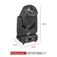 B300A éclairage de scène Mini faisceau 295W lampe Zoom BSW 3in1 DMX512 contrôle lumière principale mobile pour Disco Party Club DJ KTV événement