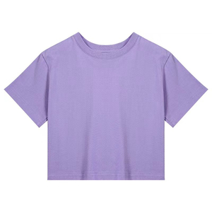 Hauts courts personnalisés pour femmes t-shirt pour bébé hauts t-shirts en coton à manches courtes hauts décontractés vêtements de rue femme hauts t-shirt pour bébé pour femmes - Product Image 1