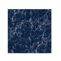 Carreaux vitrifiés émaillés bleu haut de gamme 60x60cm Effet marbre et porcelaine Applications au sol et aux murs Fournisseur indien