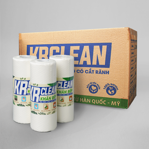 Krclean 50 Sheet Disposable Woven Cleaning Cloths Super Absorbent <b>Kitchen</b> Wipes for Dishes <b>Tables</b> Sustainable White Color <b>Square</b> - Product Image 6