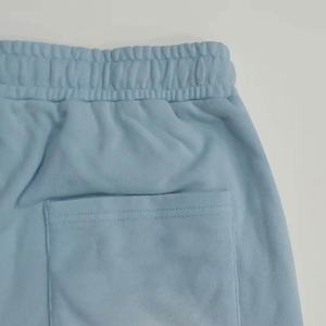 Pantalones Cortos de Hombre de Tela de Algodón Grueso con Lavado Ácido Vintage y Logotipo Personalizado - Product Image 4