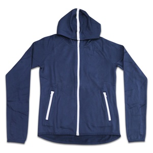 OEM/ODM personalizable hombres/mujeres Sudadera con capucha larga Unisex Zip-up ropa de lana de punto liso venta al por mayor Logotipo de impresión en blanco - Product Image 5