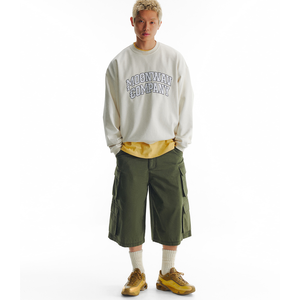 Sudaderas bordadas informales para hombre, sudaderas de manga larga con cuello redondo, sudadera holgada de manga larga - Product Image 4