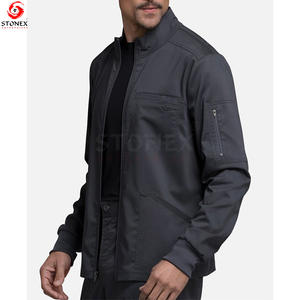 Chaqueta exfoliante con capucha de alta calidad para hombre, diseño sólido con cremallera, superventas, recién llegado, venta al por mayor, gran oferta para invierno - Product Image 3