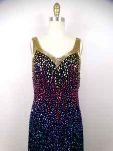 Robe de soirée noire antistatique sans manches motif longue forme de corps robes de cocktail pleine longueur pour les événements - Product Image 5