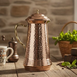 Pichet à eau classique en acier inoxydable 1,5 L – Design moderne et luxueux, durable, idéal pour les soirées vin - Product Image 2