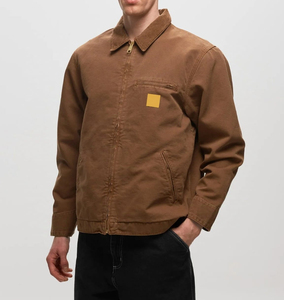Vestes de travail en coton unisexe sur mesure pour veste d'hiver pour homme vestes de rue unisexe Vintage délavé épais homme - Product Image 2