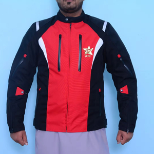 Hombres 3/4 impermeable reflectante Touring Jacket Gear Chaqueta Moto Chaqueta Para Moto de talla grande ropa deportiva - Product Image 1