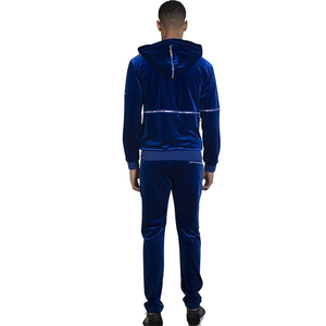 Custom Made <b>Men</b> <b>Velvet</b> Tracksuit Are Breathable Windproof Comfortable Durable for Autumn Season Elastic Waist Lightweight Soft - Product Image 4