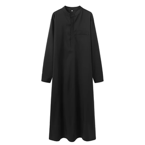 Túnicas Casuales Saudíes 2025 para Hombre, Algodón Liso, Ligeras, Transpirables, Colores Personalizados, Talla Adulto, Venta al por Mayor, Mejor Calidad, Eid Ramadán - Product Image 4