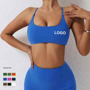Soutien-gorge de sport à dos croisé sexy pour femmes soutien-gorge de yoga fitness dos nu respirant pour l'entraînement nouveau design - Product Image 1