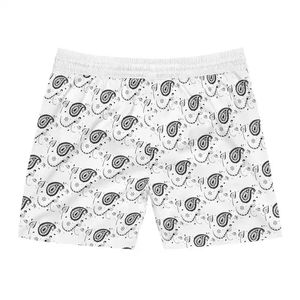 Pantalones cortos de verano de nuevo estilo, pantalones cortos informales de malla transpirable para gimnasio, comodidad personalizada para hombres, pantalones cortos de malla con cintura elástica para hombres 2025 - Product Image 1