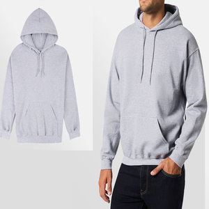 High Quality Wholesale 100% Cotton 300grams Warm Winter Men Custom Regular Fit Breathable Hoodie 3D Embroidery Pocket Fleece - Product Image 6