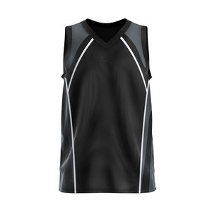 Ensembles d'uniformes de basket-ball respirants personnalisés pour hommes, couleur unie avec un design et un logo imprimés dernier cri, grande taille, faible MOQ, service OEM - Product Image 3