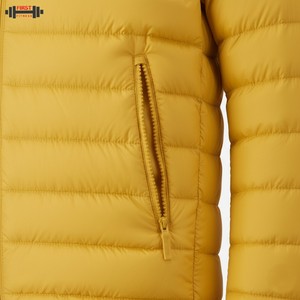2025 Trending Custom Goose Jacket Autumn Winter Puffer Jacket Canvas <b>Stand</b> Collar Directly Supplied Pakistan - Product Image 5