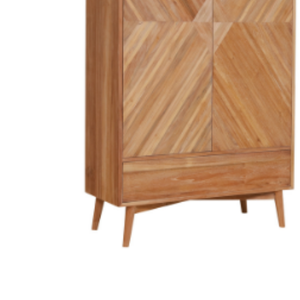 Ensemble de chambre à coucher au design minimaliste avec armoire à deux portes, style moderne pour meubles de chambre - Product Image 6
