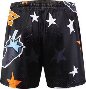 Hot Men's Summer Cotton Shorts Custom 3D Puff Print Flocado Bordado Jogger Sweat Streetwear Casual Summer Men's Clothing - Product Image 3