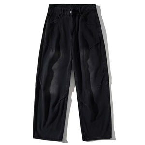 Nuevo estilo, recto y suelto, informal, nueva moda, pantalones vaqueros duraderos para hombre, logotipo personalizado, pantalones transpirables de alta calidad, pantalones vaqueros para hombre - Product Image 1