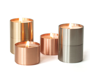 <b>Set</b> of 2 Pieces Round Shape Metal <b>Candle</b> Jar for Home & <b>Christmas</b> Tabletop Lights Decoration Silver <b>Candle</b> Jar - Product Image 2