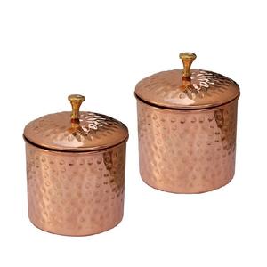 Recipiente galvanizado de lujo Caja de almacenamiento de diseñador hecha a mano de calidad superior Clásico Elegante Venta al por mayor Recipiente de metal nuevo de lujo - Product Image 5