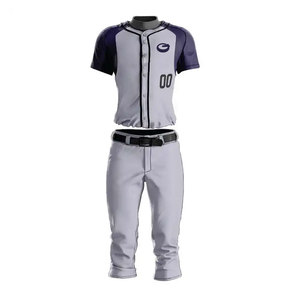 Best Selling Unisex <b>Baseball</b> Uniform Customized Logo Breathable <b>Sets</b> Plus Size Team Wear - Product Image 1