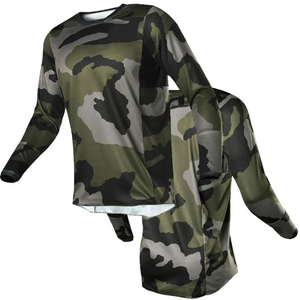 Camiseta de carreras Reversible de alta calidad, camiseta de manga larga sublimada personalizada para bicicleta de montaña y Motocross de talla grande disponible - Product Image 4