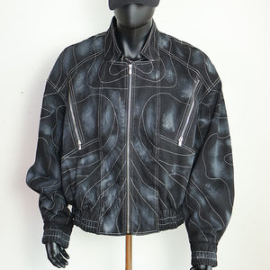 Chaqueta de bombardero unisex de béisbol Letterman Jaket Varsity de fábrica al por mayor personalizada - Product Image 2