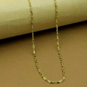 Colliers en chaîne micro-or 14K, 18K, 24K en gros, colliers en chaîne tendance, design de chaîne moderne, chaîne de style Singapour. - Product Image 1