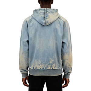 Logo brodé personnalisé 2026, sweat-shirt en coton lourd pour homme, taille plus - Product Image 2