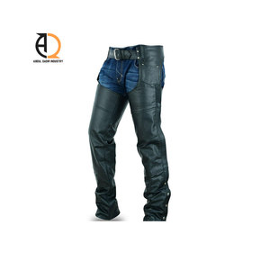Chaparreras de Cuero Hechas a Mano para Equitación, Resistentes al Viento, Talla Grande, para Deportes al Aire Libre, Estilo Occidental, Carreras, Chaparreras Completas - Product Image 3