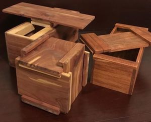 กล่องไม้เก็บเครื่องประดับทำจากไม้กล่องเก็บเครื่องประดับทำจากไม้ Naturl Solide ที่แตกต่างกันแบบกำหนดเอง - Product Image 2