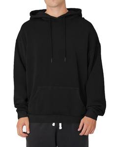 Sweat-shirt à capuche surdimensionné personnalisé pour homme, coupe droite, style streetwear, 100 % coton, hiver, logo brodé, vente en gros - Product Image 1