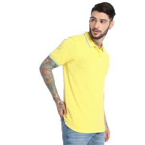 Nouvelle arrivée pour hommes séchage rapide pour polos grande taille conception unique tissu de toile à motif solide fabriqué au Pakistan - Product Image 4