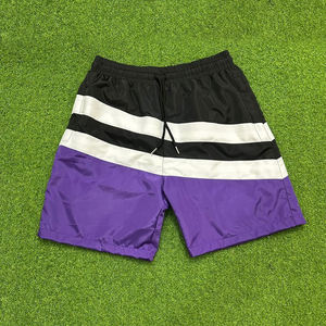 Ensemble short et veste en nylon deux pièces personnalisable pour homme – Survêtement court coupe-vent de haute qualité pour l'été - Product Image 3