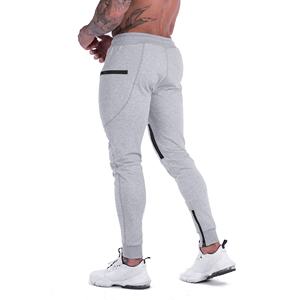 กางเกงผู้ชายเอวสูงแบบถักมีกระเป๋าคาดเอวผ้าแคนวาสแบบปักด้วยเทคนิคการปิดเอวแบบยืดหยุ่น - Product Image 6