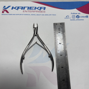 Kaneka Pince à cuticules à tête ronde en acier inoxydable de qualité allemande professionnelle Vente en gros Pince à ongles à cuticules pointues OEM disponible - Product Image 3