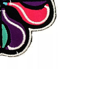 Factory Price Custom Logo Embroidered Badges New Design Hand <b>Embroidery</b> Sew-On Style Resin <b>Material</b> Available for Wholesale - Product Image 5