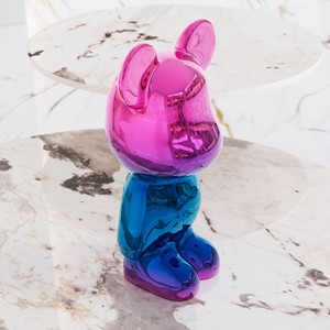 Multicolor Resin <b>Crafts</b> 28cm Contemporary for Bear Decorative Object for Valentine's Day - Product Image 3