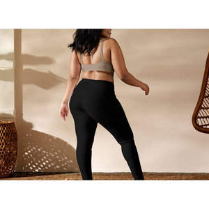 Leggings de Yoga <span class=keywords><strong>Beki</strong></span> de Cintura Alta con Corte en V, Transpirables, de Spandex/Nylon, con Logotipo Personalizado, para Entrenamiento Físico, Disponibles en Talla XXS - Product Image 3