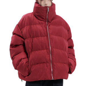 Lightweight <b>Men's</b> Winter Plus Size Bubble <b>Puffer</b> Jacket <b>Men</b> Outdoor Quilting <b>Coat</b> Zipper Custom Logo <b>Long</b> Regular Length - Product Image 4