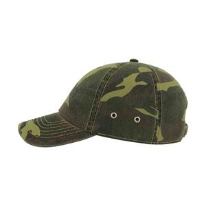 Vente en gros OEM de qualité supérieure de luxe Casquette de baseball camouflage 100% coton 5/6 panneaux DTF imprimé logo homme sportif - Product Image 2