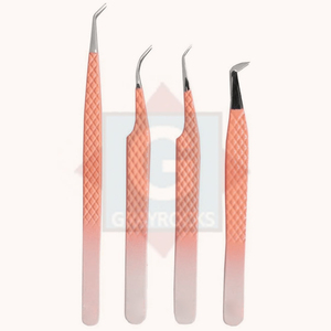 Private Label Eyelash Extension 90 Degree Color colorful Tweezers Volume Lash Extensions Tweezers - Product Image 3