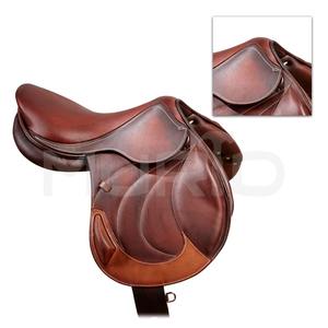 Dressage หนังม้าอานแบบอังกฤษหนังนิ่มสีน้ำตาลธรรมชาติต้นไม้ไม้ชุบนิกเกิลฮาร์ดแวร์ปรับแต่งสีได้ - Product Image 2