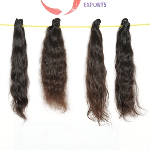 Paquete de ondas naturales de templo indio crudo cutícula virgen alineada cabello de mujer negro sin procesar trama doble estilo de máquina de cabello humano - Product Image 5