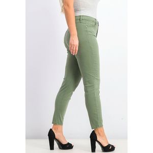 Jeans Skinny Rosa a Vita Alta per Ragazze, Denim Traspirante Taglia 5, Design Semplice a Vita Alta - Product Image 2