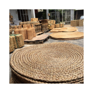 Best Seller Eco Friendly Products 2024 Wholesale Natural <b>Round</b> WATER HYACINTH <b>PLACEMATS</b> - Product Image 1