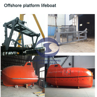 SOLAS Marine 26-150 Personen Feuer beständige Offshore-Plattform Gebrauchtes Rettungsboot zum Verkauf