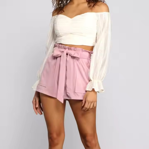 Nouveauté sac en papier à séchage rapide pour femme short en jean respirant collection printemps/été pour femme OEM mode de plein air - Product Image 4